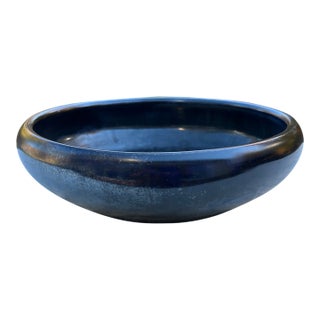 Arts & Crafts New Hampshire Pottery Rare Gunmetal Glaze Bowl For Sale