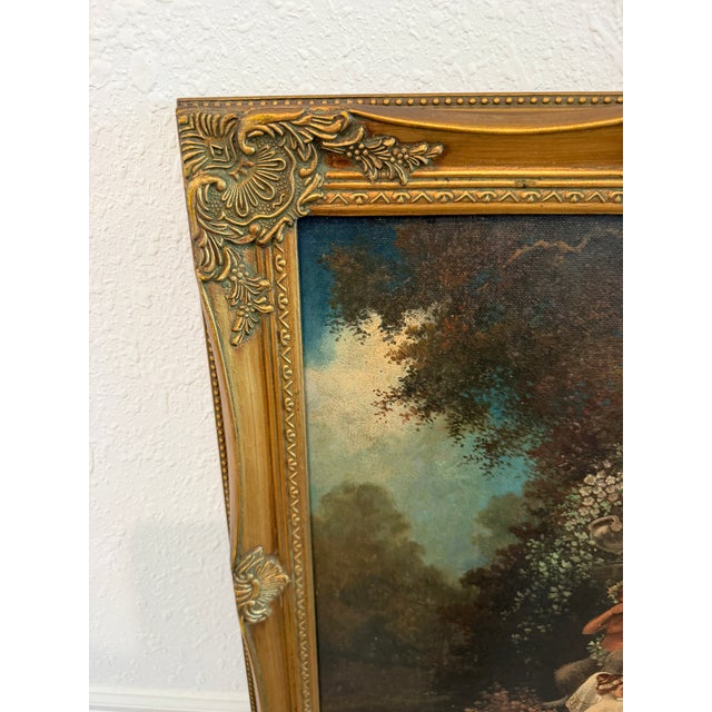 Miklós Santhó (Hungarian, 1869–1932) Antique Oil on Board Painting Faun Maidens For Sale - Image 9 of 13