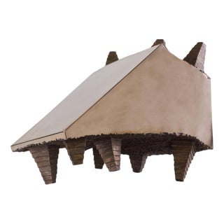 Bronze Slant Sculpture by Splady Art Studios For Sale