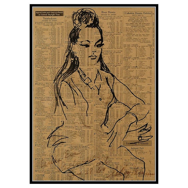 Message us to inquire about custom framing options! (Included for free with every purchase) The drawing is of impressive...