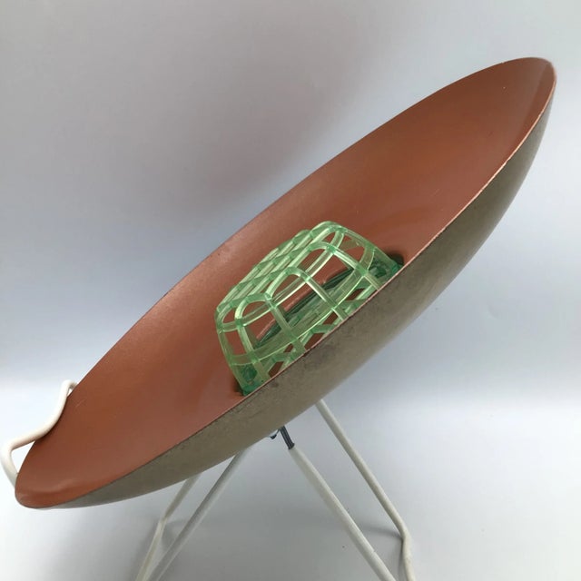 Metal Ikebana Vase With Locking Removable Plastic Frog For Sale In Sacramento - Image 6 of 13
