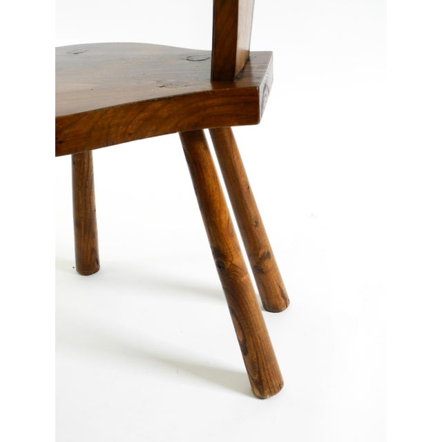 Spanish Wooden Chair with Ornate Backrest, 1960s For Sale - Image 12 of 18