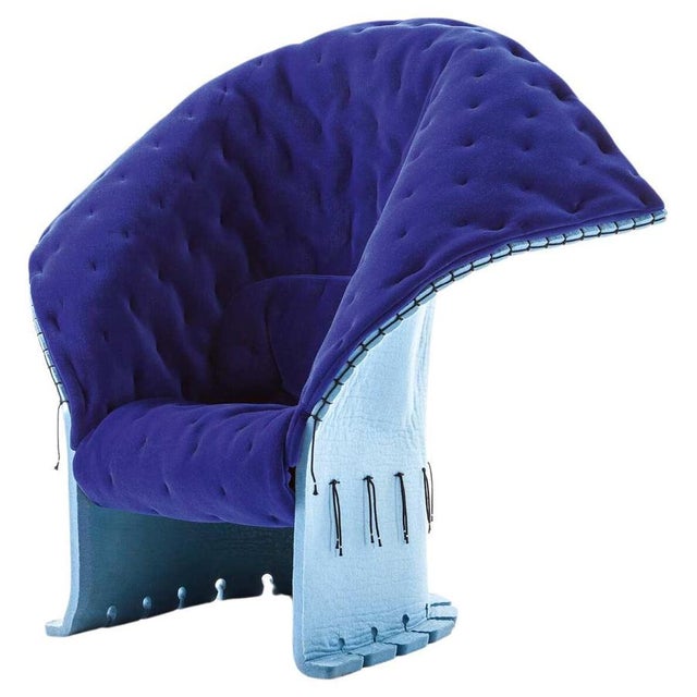 Modern Feltri Chair in Wool Upholstery by Gaetano Pesce for Cassina For Sale - Image 11 of 11