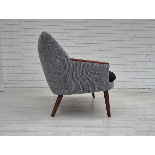 Danish Model 58 Sofa in Wool and Teak by Kurt Østervig, 1960s For Sale - Image 12 of 18