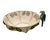 Vintage Tropical Raffia & Cane Fruit Bowl With Perched Parrot & Lemon Accents For Sale In West Palm - Image 6 of 12