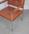 Leather Chair with Wooden Armrests, Germany, 1970s For Sale - Image 14 of 17