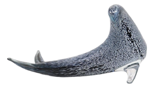Murano Art Glass Seal Figurine, 1980s