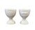 Postmodern Jonathan Adler Mr. & Mrs. Muse Egg Cups, a Pair For Sale - Image 3 of 6