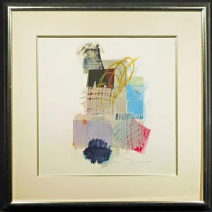 Mark Dickson Untitled Mono Type #1455 Original Art on Paper Hand Signed, Framed