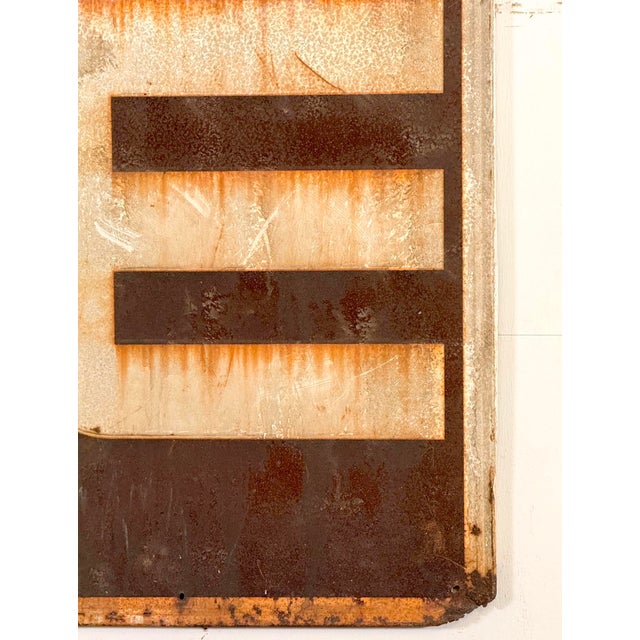 Brown Reclaimed Lee Tires Marty Supreme Movie Prop Sign For Sale - Image 8 of 12