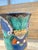 Aqua Vase in Glazed and Enameled Terracotta with Chrutmuster from Thun, Switzerland, 1890s For Sale - Image 8 of 18
