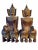 Early 19th Century Cambodian Lion Kinnara Carved Lama Tempel Guardian Statues - a Pair For Sale - Image 11 of 13
