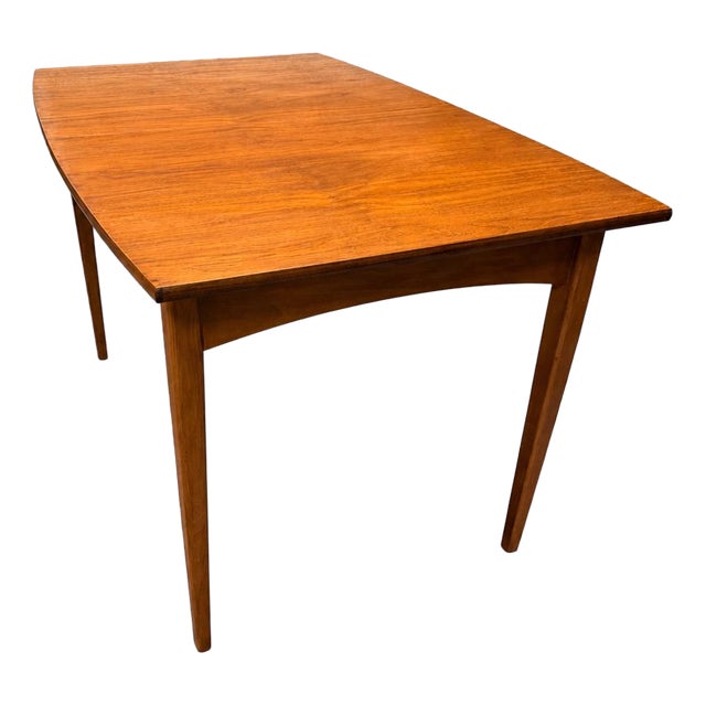 Mid-Century Modern Scandinavian Teak Dining Table For Sale