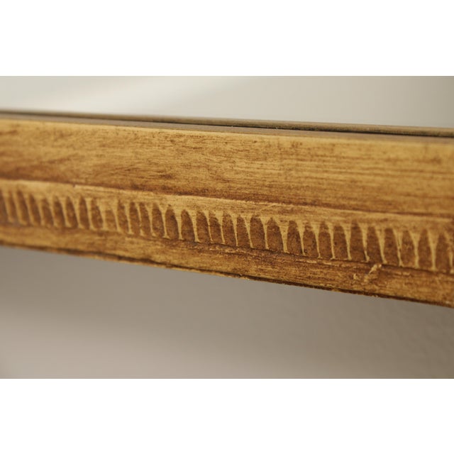 2010s Friedman Brothers Ornate Gold Finish Frame Mirror For Sale - Image 5 of 13