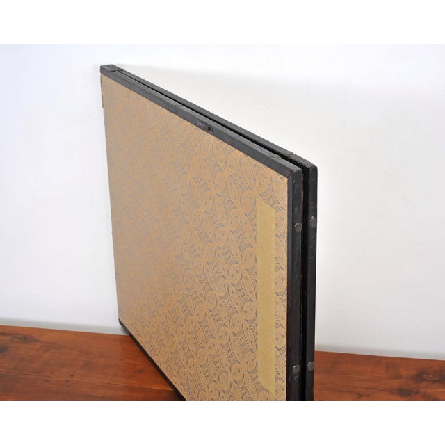 Japanese Edo Two-Panel Gilt Screen Birds Chrysanthemums 6 Ft For Sale - Image 18 of 18
