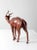 Mid 20th Century Vintage Leather Antelope Figure For Sale - Image 5 of 13