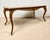 French Louis XV Style Coffee Table with Marble Top, Mid-20th Century For Sale - Image 11 of 13