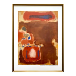 Mark Rothko Foundation Abstract Expressionist Lithograph Print Framed Museum Poster " Untitled " 1947