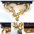 Antique Hand-Carved Gilt Wood Console - Wall Mount - Faux Marble Top For Sale - Image 11 of 12