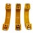 Art Deco Bright Yellow Bakelite Drawer Pulls W/ Chrome Strip, Set of 6 For Sale - Image 12 of 14