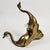 Vintage Brass Swan Coffee Table With Round Glass Top For Sale - Image 11 of 14