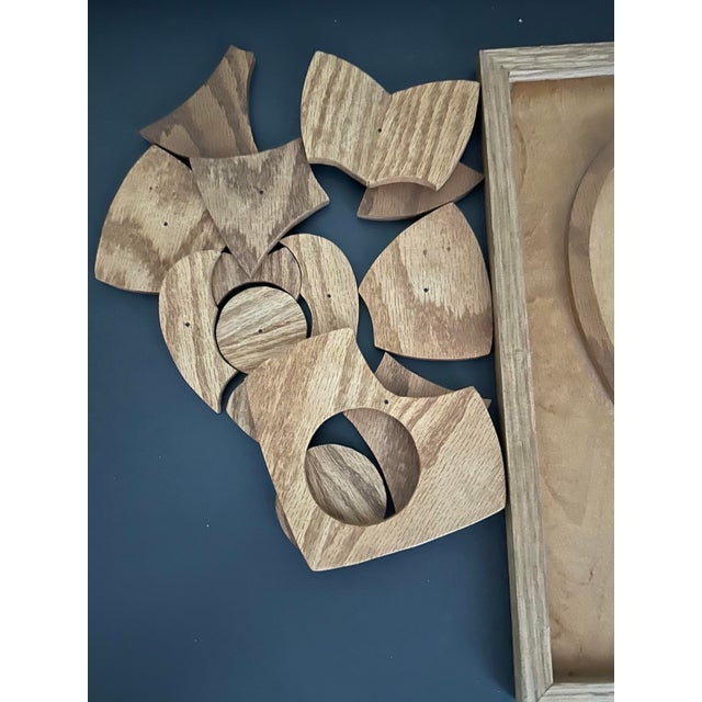 Vintage Late 20th Century Handcrafted Wooden Heart Puzzle For Sale - Image 4 of 7