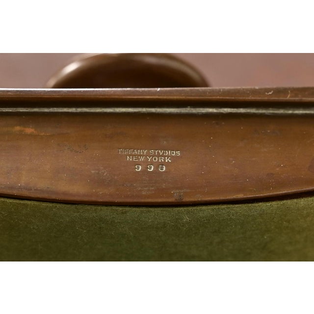 Tiffany Studios New York Zodiac Pattern Bronze Rocker Blotter For Sale - Image 11 of 13