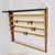 Black Coat Rack with Hat Rack in Brass, Walnut and Beech attributed to Carl Auböck, 1950s For Sale - Image 8 of 18