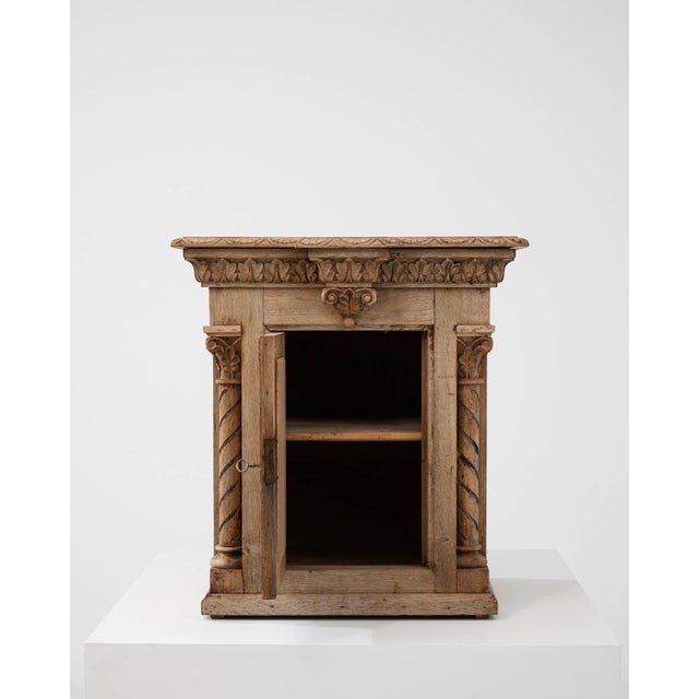 19th Century Belgian Bleached Oak Box For Sale - Image 18 of 18
