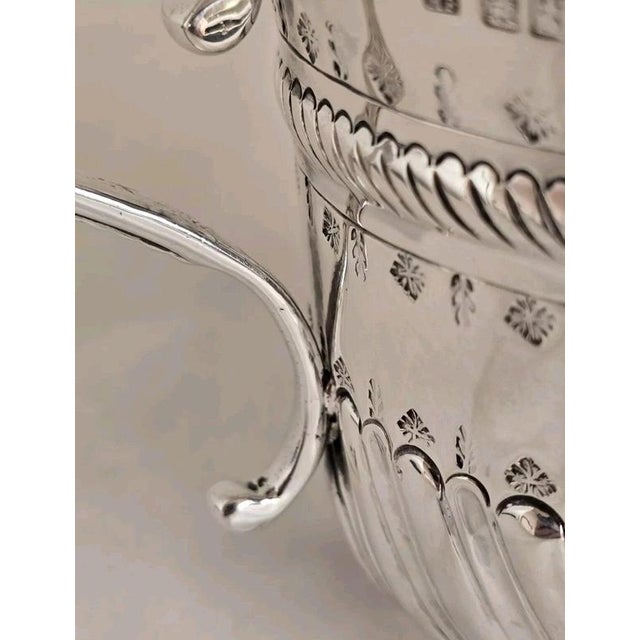 Antique Queen Anne Britannia Silver Porringer with 1709 Half Crown, 1709 For Sale - Image 11 of 18
