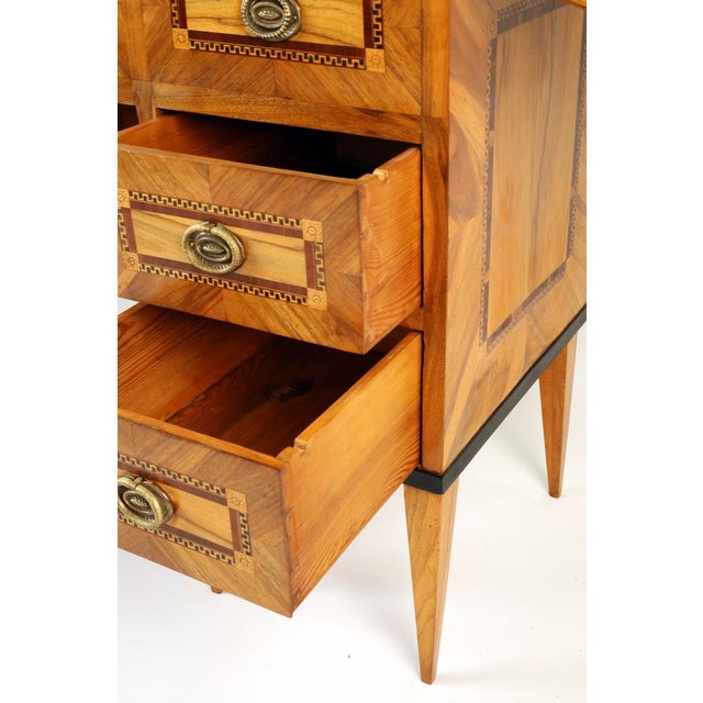 Louis XVI Ladies Writing Desk with Walnut, 1800 For Sale - Image 12 of 18