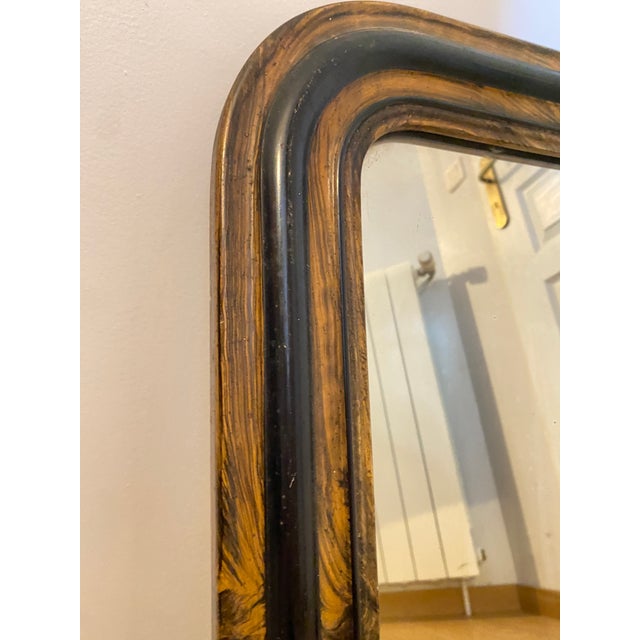 Louis Philippe Style Wooden Mirror, 1800s For Sale - Image 5 of 12