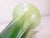 Signed Lundberg Studios Magnolia Pulled Feather Leaf Art Glass Vase Iridescent For Sale - Image 12 of 16