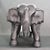This solid chunk of wood has been carved into an Indian elephant, his sturdy stance and flat back making him the perfect...