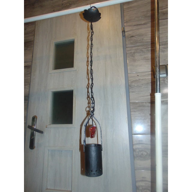 Vintage Metal Lamp, 1980s For Sale - Image 9 of 9