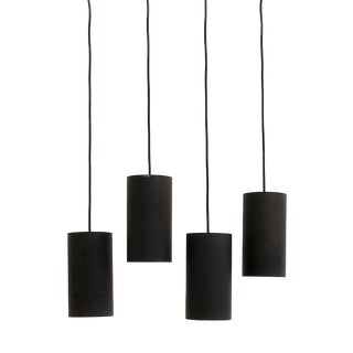Model NT 48 Hanging Lamps by Argenta for Philips, 1960s, Set of 4 For Sale