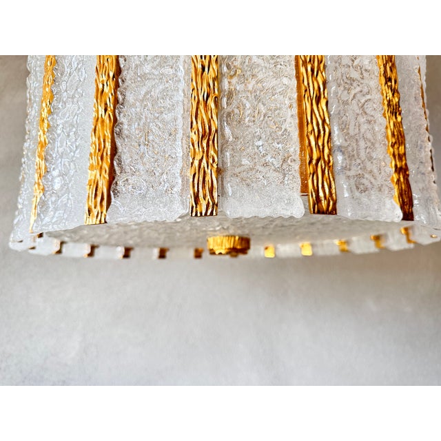 Metal Vintage Pendant Light from Kalmar, 1970s For Sale - Image 7 of 18