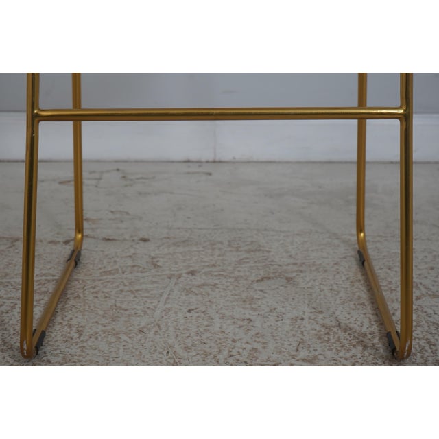 Pair of Modern Design Brass Wire Bar Stools For Sale - Image 11 of 18
