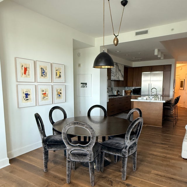 Set of 6 Romo Velvet Dining Chairs For Sale - Image 10 of 14