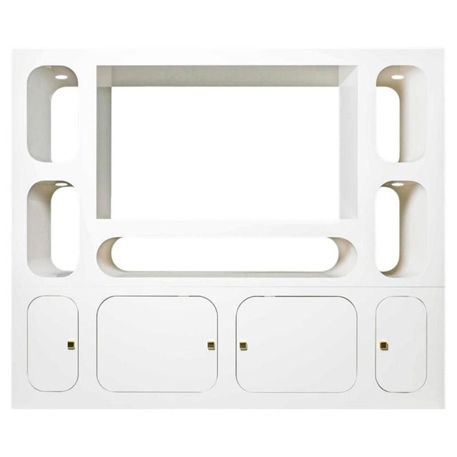 Carosello Cabinet in Powder-Coated Aluminum by Altreforme For Sale - Image 9 of 9