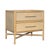 David Francis Verona Two-Drawer Nightstand in Natural For Sale - Image 4 of 8
