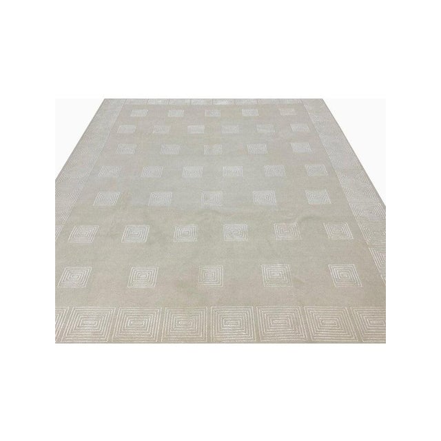 1990s Handwoven Contemporary Area Rug 8x10 For Sale - Image 11 of 11