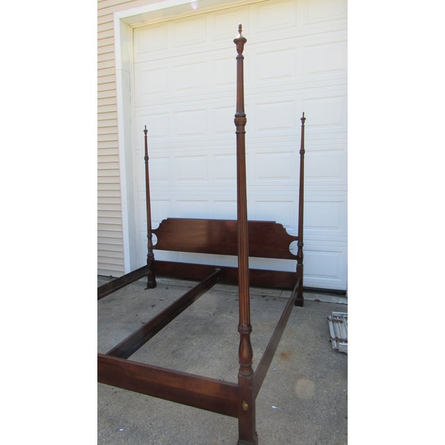Item: Statton Bed Details: Signed Statton Rare King Great Designer Look/Quality Piece Great Design Poster Cherry...