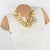 Contemporary Ugo Correani Gold and White Choker Necklace with Jeweled Medallion For Sale - Image 3 of 13
