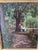American Important American Heritage Art Walter I. Cox 1866 - 1930 Lady Under a Tree Signed W.I.Cox. (Lower Right) Oil on Board Americana For Sale - Image 3 of 10