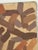 Textile Vintage Monochromatic Abstract Painting For Sale - Image 7 of 9