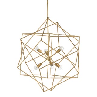 Currey & Co. Aerial Gold Pendant Light For Sale