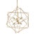 Currey & Co. Aerial Gold Pendant Light For Sale
