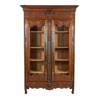 19th Century French Bridal Armoire For Sale