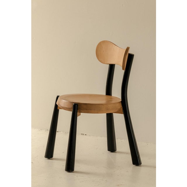 Mid-Century Modern Dining Chairs, France, 1980s, Set of 4 For Sale - Image 3 of 18
